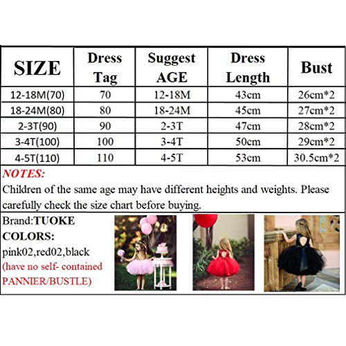 Toddler Girl Baby Lace Flower Sequin Tutu Dress Tulle Pageant Wedding Party Formal Girls Dresses Black 18-24M