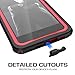 Ghostek Nautical Series Slim Waterproof iPhone 7 Plus Case/iPhone 8 Plus Case (Red)