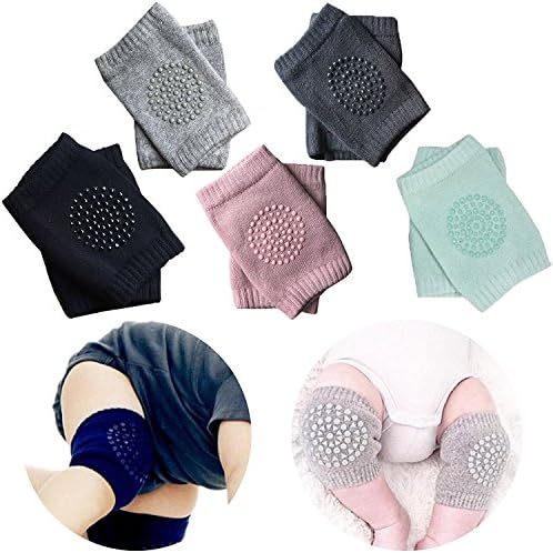 Unisex Baby Toddlers Kneepads, Adjustable Knee Elbow Pads Crawling