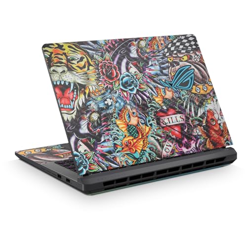 Carbon Fiber Laptop Skin Compatible with Asus ROG Strix G16 (2025) - Old School…