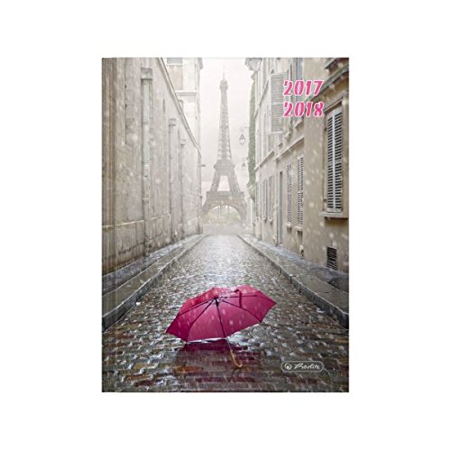 Herlitz 50009565 Agenda scolaire 2017/18 de base, motif Paris, A5 Herlitz 50009565 Agenda scolaire 2017/18 de base, motif Paris, A5