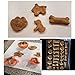 Dog Bone Cookie Cutter Set - Including Dog Bone, Paw Print, Puppy and Dog House cookie cutters shapes- Stainless Steel Cookie Cutter molds for Kids Suitable for Cakes and Cookies (set of 4)