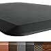 casa pura Kitchen Mat | Cushioned Anti-Fatigue Comfort Mat | Suitable for Kitchens, Bathrooms and Garages | 3/4 Inch Thick | 20x30 Inches - Black