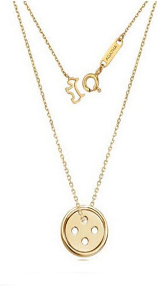 USMONON Fashion Jewelry Korean star Park Shin Hye with the same pinoccio Necklace clasp Pendant Necklace alloy creative Necklace