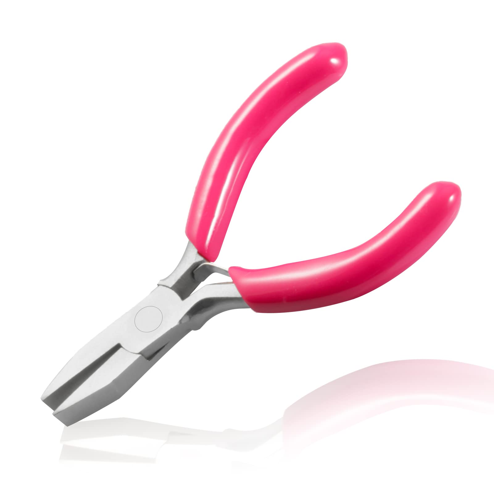 LEONTOOL 3 Inch Flat Nose Pliers - Smooth Jaw Mini Pliers for Jewelry Making