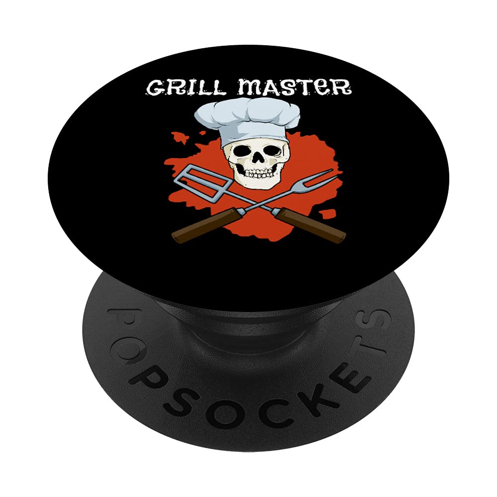 Funny BBQ Grill Master Grilling Barbecue PopSockets Swappable PopGrip