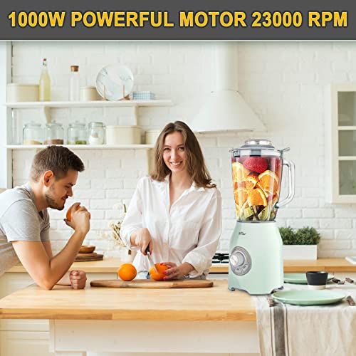 Bear Countertop Blender, 1000W Professional Smoothie Blender for Shakes