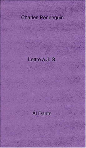 Lettre à J. S.
