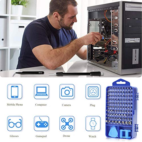 YINSAN Feinmechanik Schraubendreher Set, 120 teiliges Schraubenzieher Set Präzisions-schraubendreher Set für… – Bild 4