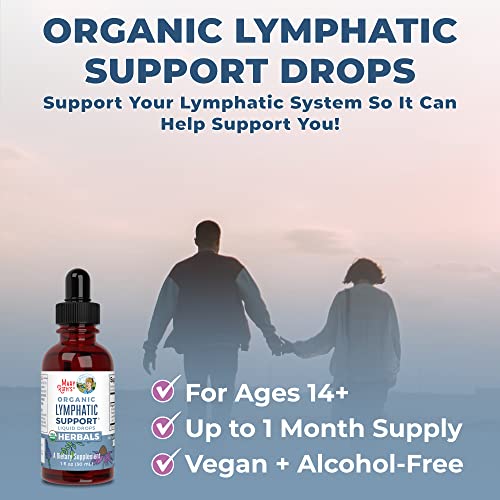 Lymphatic Drainage Lymphatic Support Drops USDA Organic Lymphatic