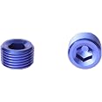 thumbnail interactive-video image 1 of EZ-FITTINGS 1/8 NPT Aluminum Allen Socket Plug – Mill Finish – Pack Of 2 1 of 6