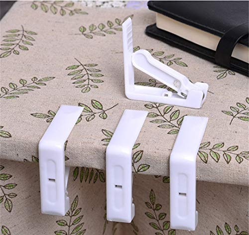 12 Pack Plastic Tablecloth Clips, Spring Table Cloth Cover Clamps Holder for Home Party Wedding Picnic - Thumbnail 2