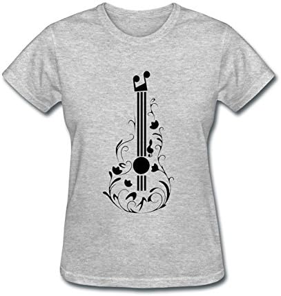 piaoliang66 custom guitar Women Short Sleeve T-Shirts Grey