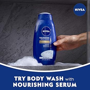 nivea body wash with nourishing serum