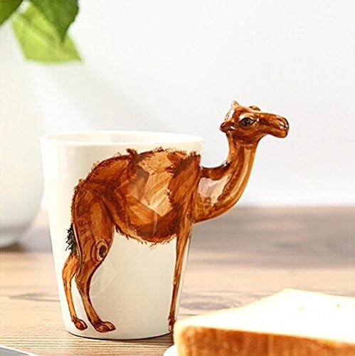 Bestag 3D Hand-painted Cute Camel Animals Ceramic Coffee Mug