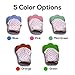Baby Teething Mittens Soothing Pain Relief Teether with Non-Scratch Button Fastener / Travel Bag 3-12 months Babies Shower Gifts Mitt Silicone Toys by MaBaby (Mint Green)