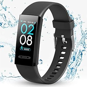 BOZLUN Smartwatch voor heren, smartwatch voor heren en dames, 2,9 cm (1,14 inch), kleurendisplay, activiteitentracker…