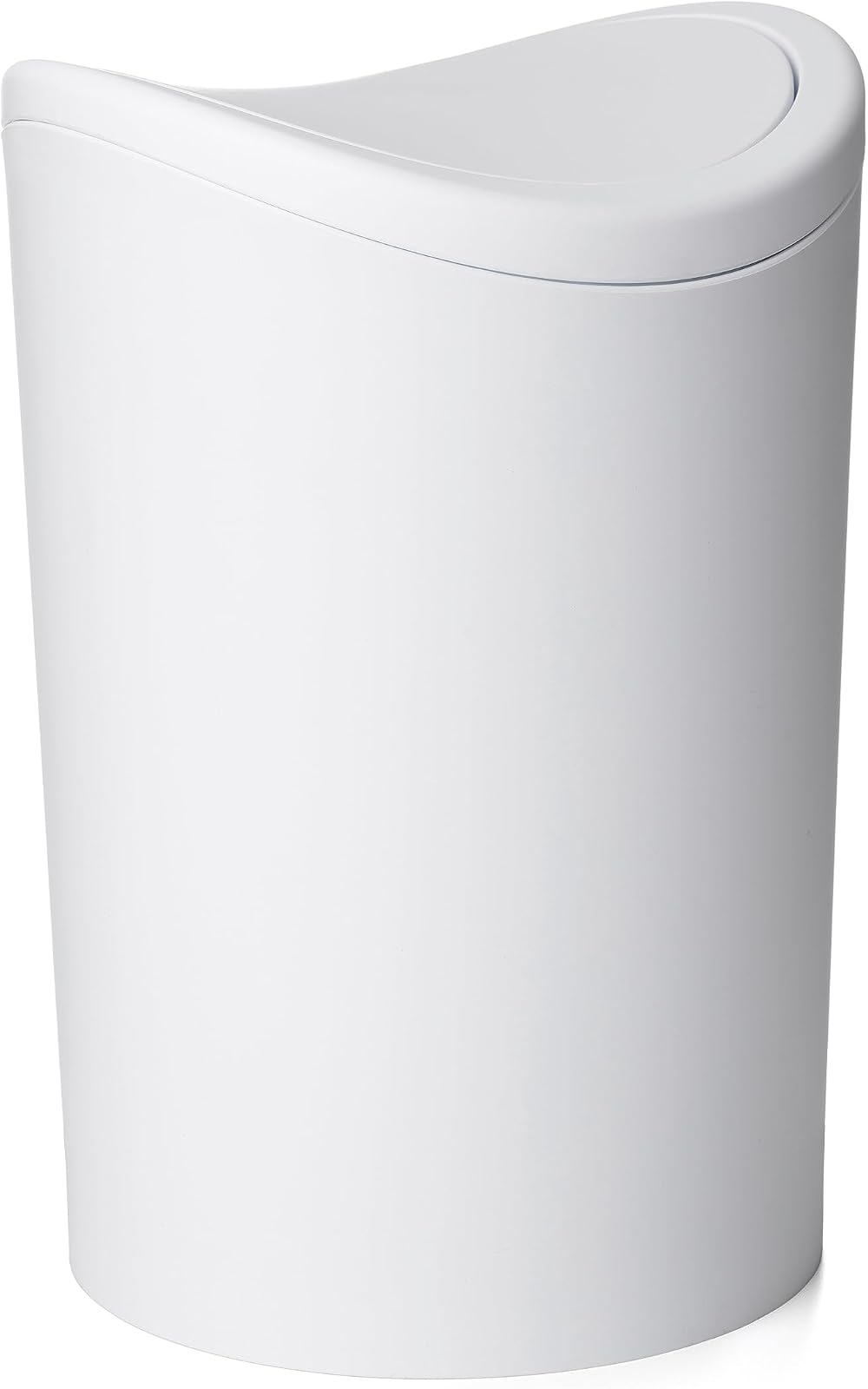 TATAY 6L Bathroom Bin Swing Lid White 19x19x28 cm Made in Spain