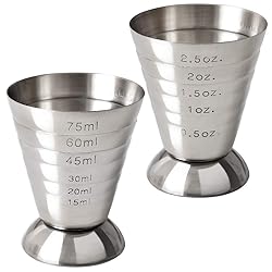 Cozihom Stainless Steel Measuring Cup, 2.5 oz, 75