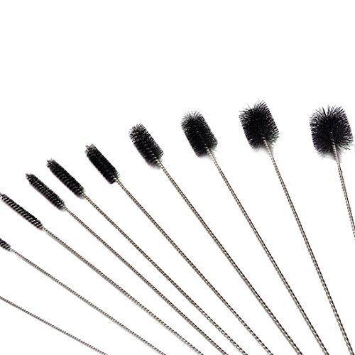 Botrong 10 Pieces Multi-Functional Tools Brush Spray Brush (Black)