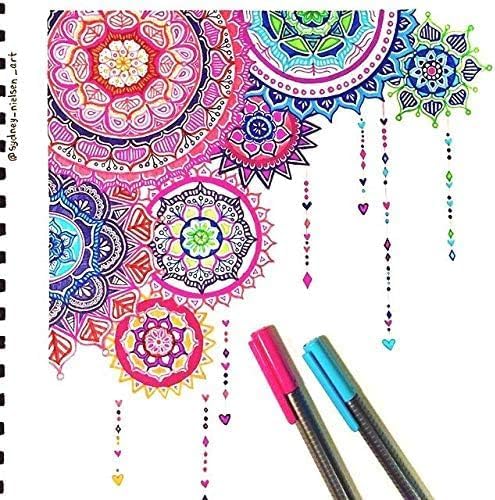 penne colorate Triplus fineliner, punta fine rinforzata in metallo 0.3mm, tratto sottile, fusto triangolare ergonomico, colori brillanti, confezione da 10 fineliner, 334 SB10