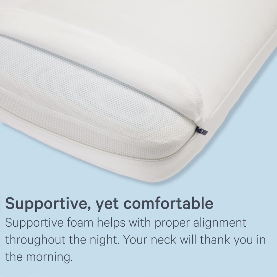 Casper Sleep, King Essential Cooling Foam Pillow, White Pricepulse