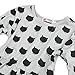 chinatera Little Girls' Cute Long Sleeve Cat Dotted Cotton Princess Tutu Dress