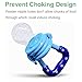 Baby Food Feeder, Silicone Pacifier Teething Toy - Maberry Mesh with Fresh Fruit Vegetable for Infants, Toddlers, and Kids - 2Pack (Blue&Green) (Blue / Green)