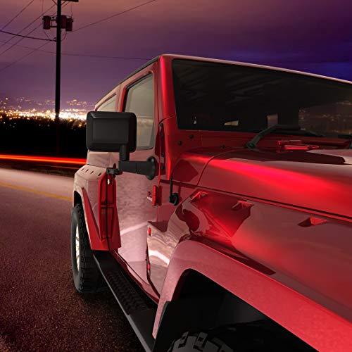 KEYO1E 4.8'' AM/FM Radio Stubby Antenna Short Compatible Jeep Wrangler JK JKU JL JLU 07 to 2019