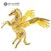 2016 Microworld 3D Metal Puzzle Pegasus Fly Horse Model Z004 DIY 3D Laser Cut Jigsaw Toys For Audit - Gold