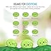 Maxboost Fidget Bean Fidget Toy Squeeze-a-Bean Soybean (3 Pack) Edamame Keychain Set [Mobile Keyring Friendly] Prime Stress Reliever Focus Fidget Toys for Kid and Adult Great for Work, Office, School