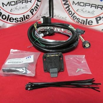 Amazon.com: 2007-2014 Jeep Wrangler Trailer Tow Wiring Harness Kit OEM