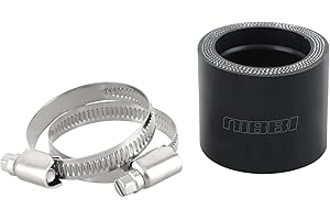 NIBBI Motorcycle Carburetor Intake Manifold,Interface Glue Intake Manifold Rubber, 33mm Carb Manifold Spare Part For Dirt Bike ATV Go Kart Motorcross (33mm)