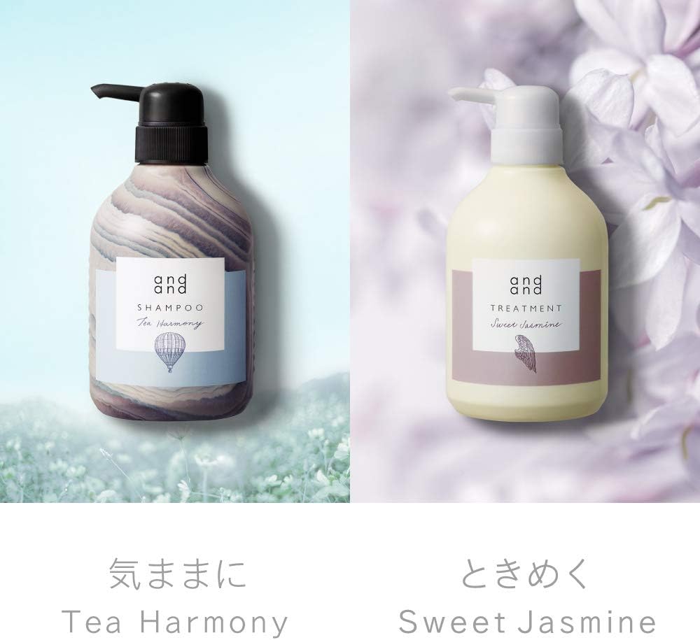 Amazon セット買い And And ティーハーモニーの香り シャンプー スウィートジャスミンの香り トリートメント ノンシリコン 処方 Andand アンドアンド シャンプー 通販