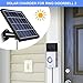 SATINIOR Solar Panel Compatible with Ring Video Doorbell 2, Waterproof Charge Continuously, Includes Secure Wall Mount, 3.6 M/12 ft Power Cable (No Include Camera)