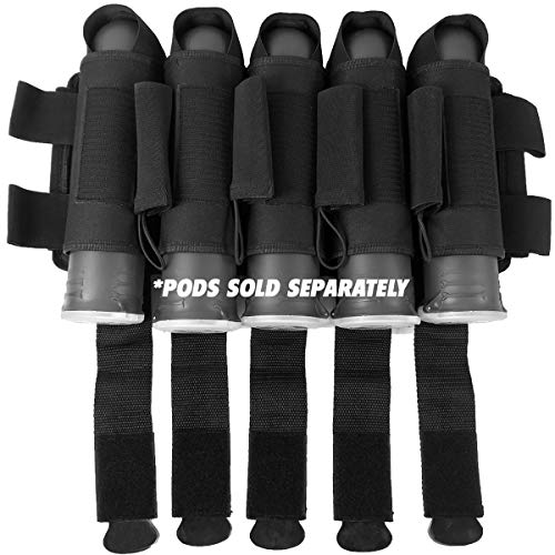 Maddog Sports Pro 5+4 Paintball Harness Pod Pack - Black