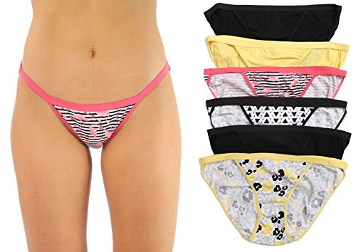 Just Intimates JI-6P0004-D-XX-9 Underwear (Pack Of 6)