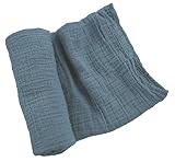 Muslin Swaddle Blankets: Unisex - Cotton Baby Blanket - Soft and Warm Receiving Blankets For Boys and Girls by Sugar House - Balsam