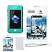 FITFORT iPhone 8 Case Waterproof,IP 68 Certified Extreme Durable Shock Resistant Full Body with Built-in Screen Protector Cover Compatible with iPhone 7 (4.7”)-Blue