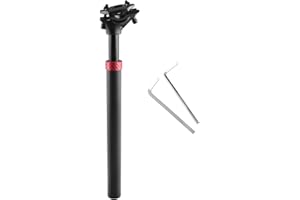TRIWONDER Bike Seat Post 350mm Bicycle Seatpost 27.2 28.6 30.4 30.9 31.6mm Aluminum Alloy Seat Tube for Mountain Road Bike MT