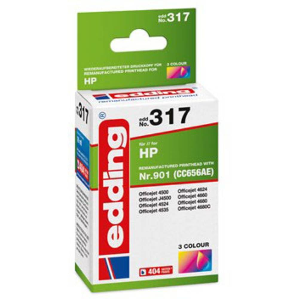 Edding EDD-317 Remanufactured Ink Cartridges Pack of 1