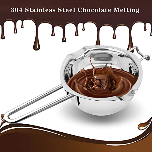 1000ML Double Boiler Pot Set Stainless Steel Melting Pot For Chocolate