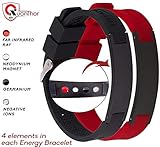 Anti EMF Radiation Protection Bracelet 4 in 1 | Negative Ions 1200, Germanium, Far Infrared and Neodymium Magnet 1500 Gauss | Arthritis Pain.Carpal Tunnel.Strengthen Immunity.Migraines