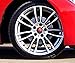 4 x 60mm 3D Stickers for Wheel Center Caps A 360