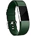 GEAK Bands for Fitbit Charge 2, Adjustable Sports Wrist Bands for Fitbit Charge 2, Large Classic Olive Green