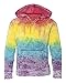 Joe's USA Koloa Surf Co. Girls Rainbow Stripe V-Neck Burnout Hoodies in Youth Sizes S-XL