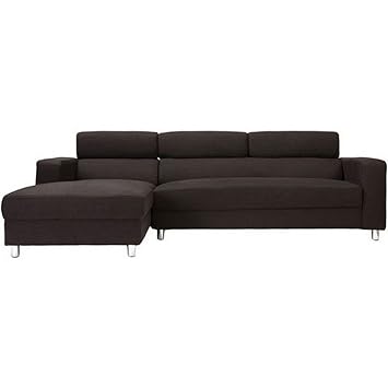 Furny Mini Fhd169 Five Seater L Shaped Sofa Brown Amazon In