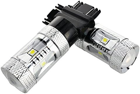 YOOSEN 12V-24V 3156 3156a White LED High Power Bulbs (Pack of 2)
