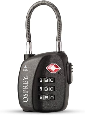 Travel Sentry, Lucchetto a 3 combinazioni, Black