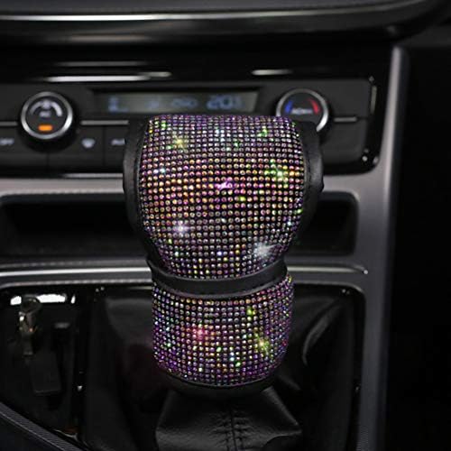 Bling Bling Auto Shift Gear Cover, Luster Crystal Car Knob Gear Stick Protector Diamond Car Decor Accessories for Women(car Gear Shift Cover): Home Improvement